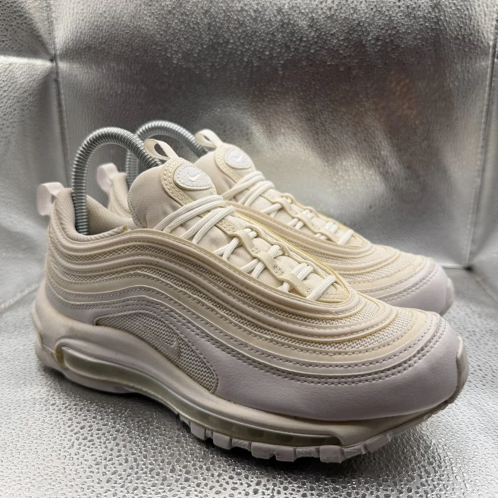 Size 6 Nike Air‎ Max 97 Low Top Off-White Womens Athletic Sneakers DH8016-100